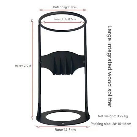 Vedkløyver - Kraftig vedkløyver, støpejern manuell vedkløyver, ved