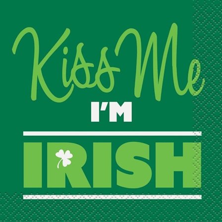 Generique Kiss Me I ́m Irish St Patricks Day Servetter (16-pack
