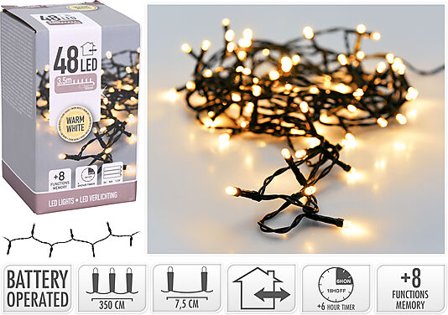 Lysslynge 48 Led Batteri
