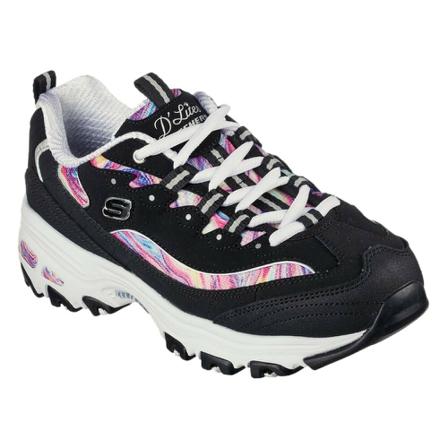 Skechers Sneakers , Zwart , Dames , Maat: 38 EU
