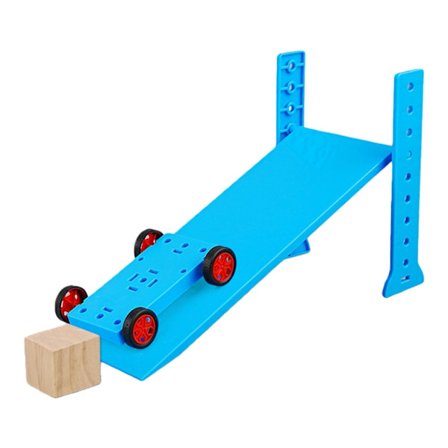 Fysiklaboratorieapparat för lutande plan kollisionsexperiment Säker och enkel montering Fysikexperimentverktygset