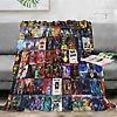 Varm Filt Iron Maiden Mönster Flanell Fleece Filtar 3D-tryckt Pläd Mjuk Mikrofiber Flanell Fleece Filt för Barn Vuxna 127x15