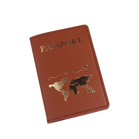 Mote Reise Pass Cover PU Lær Bokstavtrykk Bagasjelapp Koffert Adresseholder Bagasje Boarding Tag Etikett