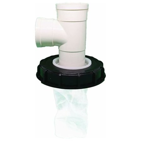 Filter ?? IBC-låg IBC-tanktilbehør Nylonfilterdæksel 165 mm med netfilter Lerfadtopdæksel til IBC-regnvandstank