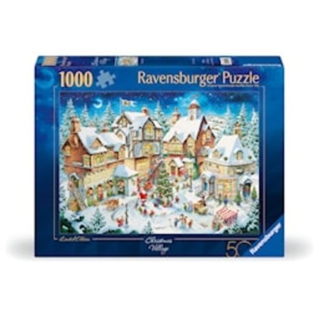 Ravensburger Puslespil Julelandsby 1000 Brikker