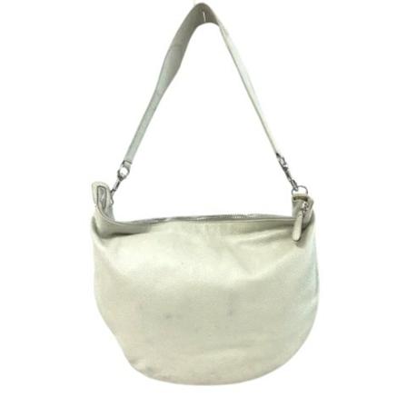 Gucci Vintage, Pre-owned Leather Shoulder Bag Wit, Dames, Maat:ONE Size