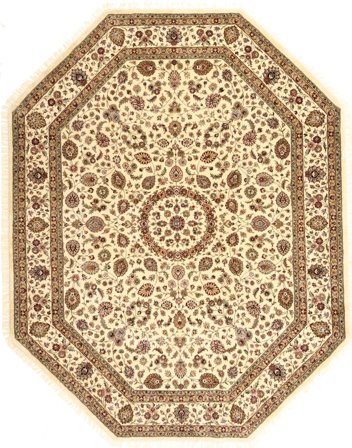 Tabriz Royal Rug Oriental Beige/Orange (Wool, India)