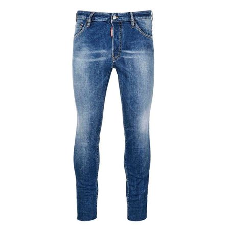 DSquared2 Cool Guy Cropped Jeans för män 38R Blå