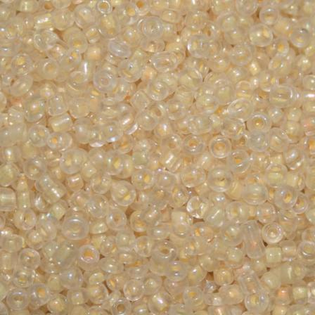 15 Gram, Ca 900 St Beige Glaspärlor 2x1.9 Mm Seed Beads