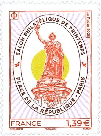 Frankrig - Salon Philatélique de Printemps 2025 - Postfrisk frimærke