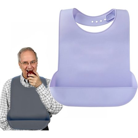 ING Vaskbar smekke Vanntett og vaskbar smekke Smekke for eldre Stor smekke Eldre serviett Funksjonshemmet forkle Siklesmekke Klær Beskyttelsessmekke 