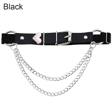 Strumpebandsrem Ben sele SVART