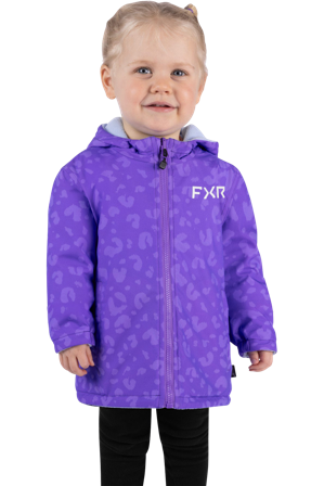 Chaqueta Enduro FXR Ride Reversible Niño Guepardo Amatista/Azul Maui 4 años