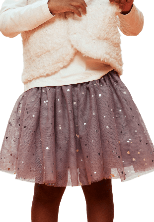 Name It NMFTERANA TULLE SKIRT Kjolar Dam Silver 104