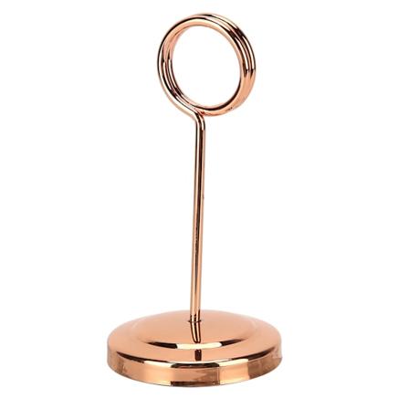 Bordnummerholder i Rustfrit Stål - Holdbar, Farvefast, Let - 10,5 cm - Rosenguld