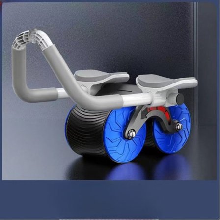 Abdominal Wheel Automatisk Rebound Ab Wheel Roller Armbågsstöd Tystnad Abdominal Wheel Trainer för hemmaträning Gym Fitness