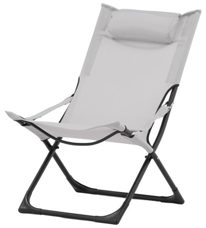 Venture Home Seville 1013-404 Solstol 2-pack, grå, Utemöbler