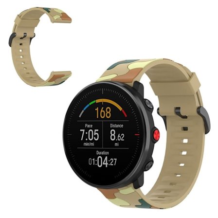 Naamioitu kestävä ranneke Polar Grit X / Vantage M -kelloon - Khaki