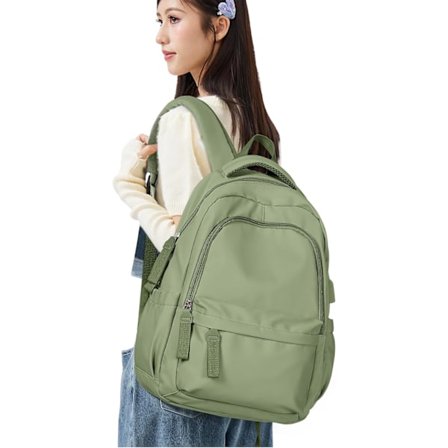 Laptop Rygsæk, Vandtæt Laptop Rygsæk 17 tommer Skole Rygsæk med USB-opladning