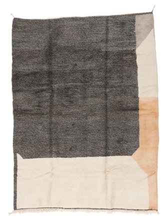 Noué À La Main Berber Moroccan - Mid Atlas 254X342 Tapis De Laine Noir/Beige Grand