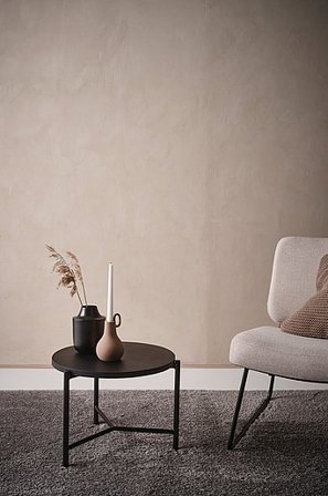 Jotex - Salontafel ø 50 Cm Zwart Zwart - DAFNI - Koop Salontafels bij Jotex