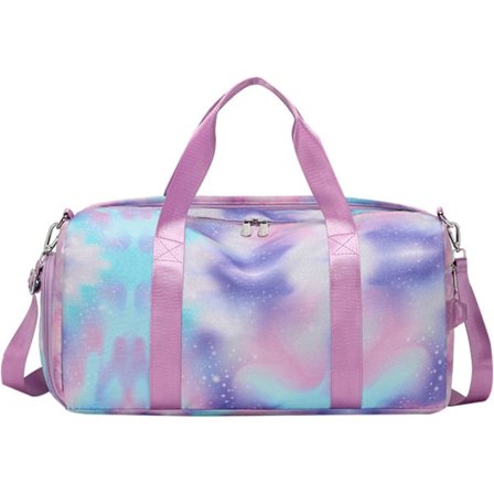 Teini-ikäisten naisten matkakassi tyttöjen kuntosali-duffelikassi urheilu balettikassi kenkälokerolla