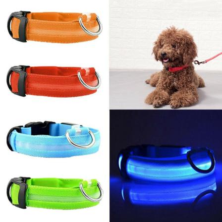Harr Safety Pet Dog Led-halsband Med Batterier Som Blinkar Natt