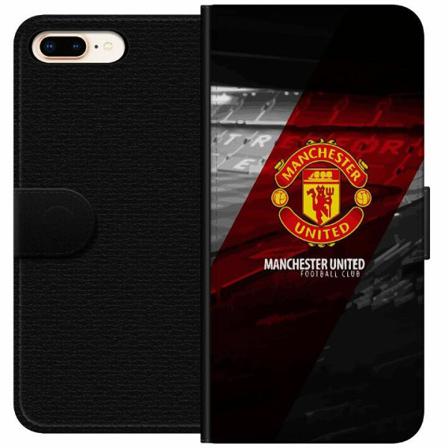 Apple Iphone 8 Plus Plånboksfodral Manchester United Fc