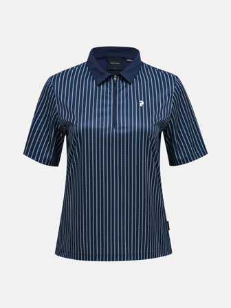 Graphic Zip Polo Women