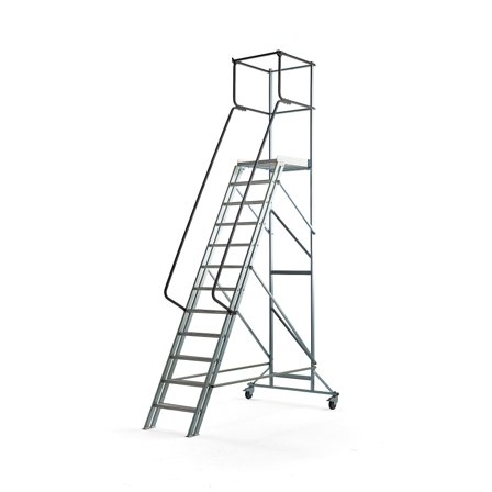 Arbeitsplattform ALOFT mit 12 Stufen, H 2400 mm