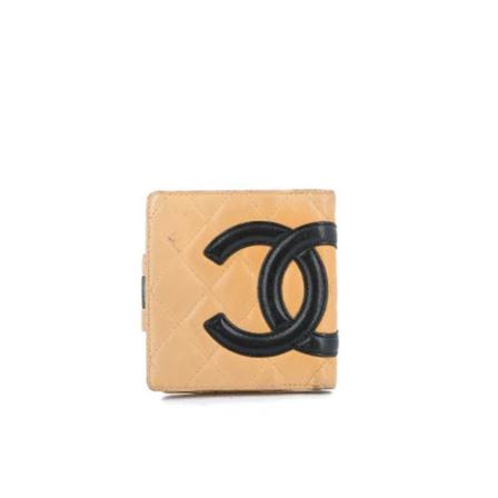 Chanel Vintage Pre-owned Læder punge inbo, Dame Vintage Accessories, Størrelse: ONE Size