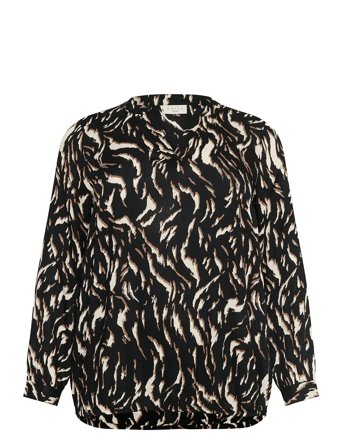 Kaffe Curve Kcdiana Blouse - Brown - 50