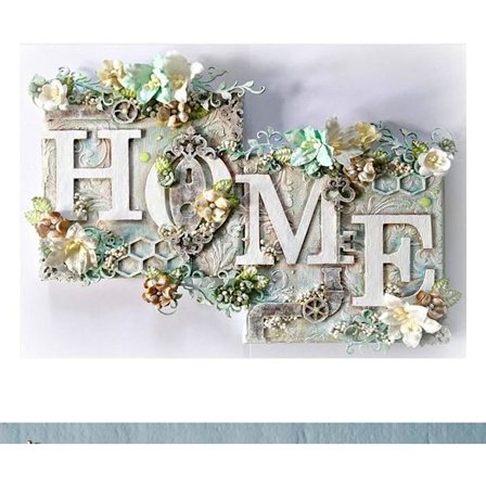 DIY 5D Diamantmålning efter siffror Kit HEM Diamantkonst Full