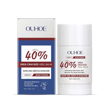 Ultimativ Hånd- og Fodfugtighedscreme Gel - Dybdegående Fugtgivende, Anti-Revne, Helårshudreparation med Mineral & Urea - Bærbar 30g Rejsestørrelse 