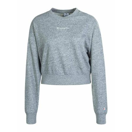 Champion, Iconic short sweatshirt Szary, Kobieta, Rozmiar: XL