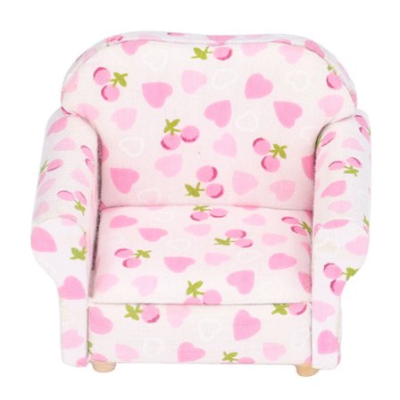 1 12 Mittakaavan Pienoismallinen Retro Sohva Nukkekodin Olohuoneen Huonekalu