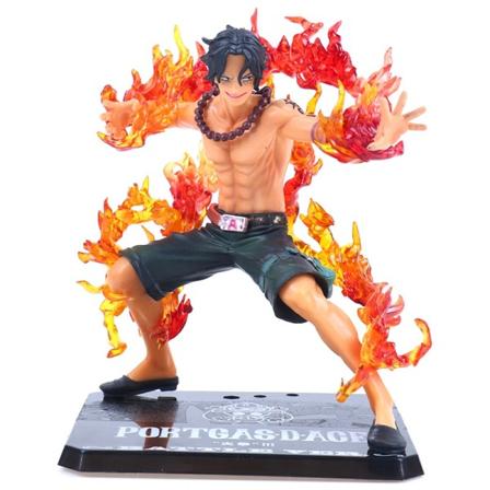 Tegneserie One Pieces Pirates Eventyrer Devil Fruit Fire Fist Portgas D Ess Figures PVC Action Figur