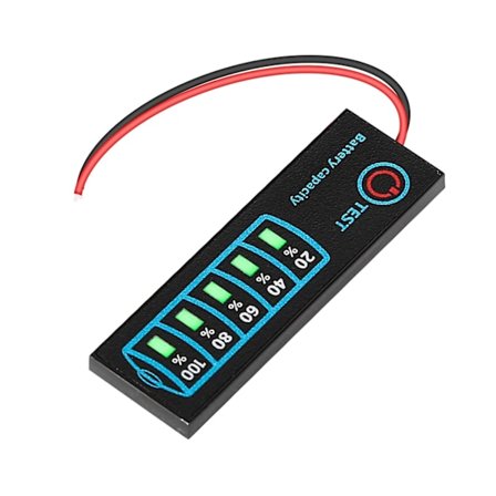 Akun valvontalaite DC5-12V 24V 30V Akun kapasiteetin jännitteen valvontalaite Akun tehonilmaisinpaneeli yhteensopiva litiumakun, lyijyakun kanssa