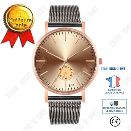 Armbandsur - TD - Casual och Business - Kvarts - Mesh - Present till Man