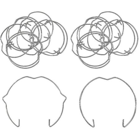 20 stk lampefesteringer for 50 mm MR16 GU10 spotlight, ringklemmer for LED halogenlampe