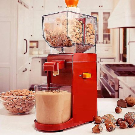 Elektrisk Jordnøddesmør Maskine, Sesam Sauce Nøddekværn, Automatisk Fræsning Kværn, til Maling EU Stik