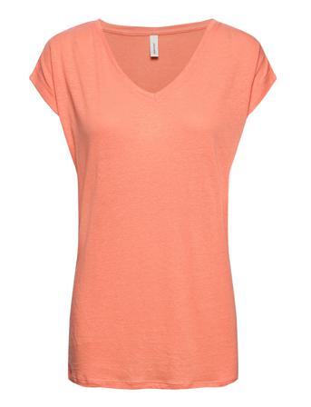 Sc-Isabel T-shirts & Tops Short-sleeved Rosa Soyaconcept