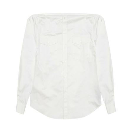 MM6 Maison Margiela Blouses , Wit , Dames , Maat: S