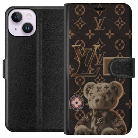 Kompatibelt Lommeboketui til Apple iPhone 15 ACDC el-gitar hard rock rockemusikk klassisk Gibson-design