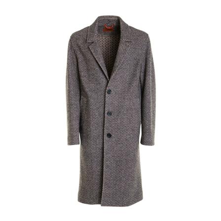 Missoni Coats Grå, Herre Uldfrakker