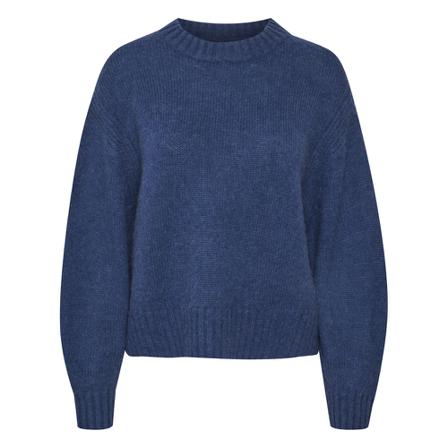 Part Two, Round-neck Knitwear Blauw, Dames, Maat:M