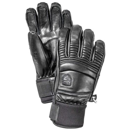 Hestra Leather Fall Line - 5-finger Men ski gloves Black 7