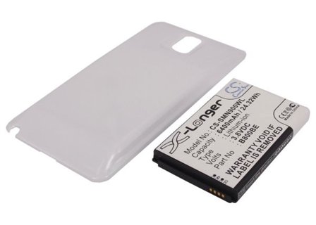 Batteri till SmartPhone, Mobil för Samsung SM-N900, SM-N9005, Galaxy Note 3 m.fl.