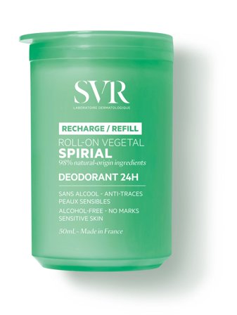 SVR Spirial Deodorante 24H Roll-On Vegetal Refill 50ml