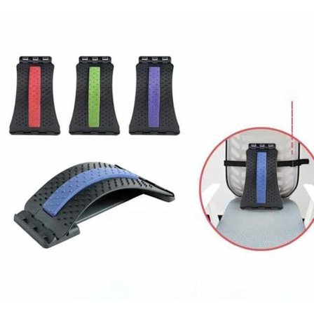 Selän ojentaja ja lannerangan tuki 3-vaiheinen - Sininen/vihreä